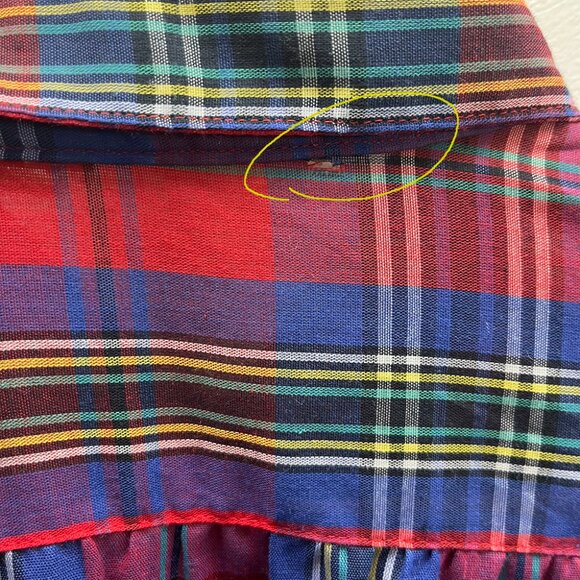 Vintage Plaid Blouse | 80s - Picture 8 of 8